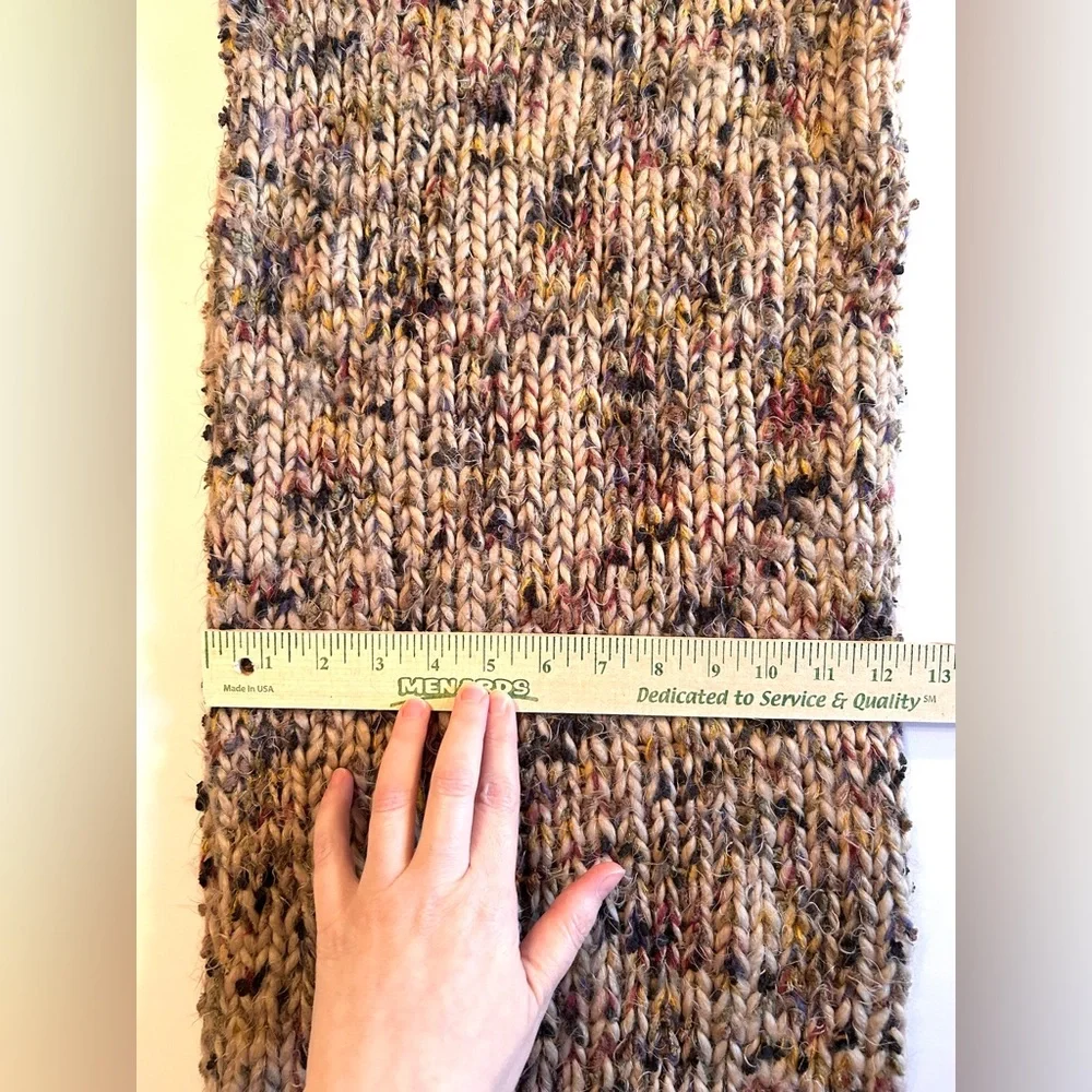 Steve Madden Multicolor Knit Scarf